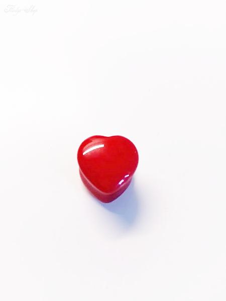 rotes Love Herz Form Plug